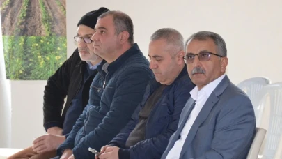 Çiçek bamyası üretimi ve bilgilendirme toplantısı yapıldı