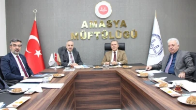 Açan'dan Amasya Müftülüğü'ne ziyaret