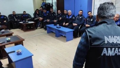 Amasya Belediyesi personeline "Narkorehber eğitimi"