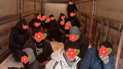 Amasya'da 24 düzensiz göçmen yakalandı