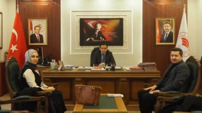 Çetin, misafirlerini ağırladı