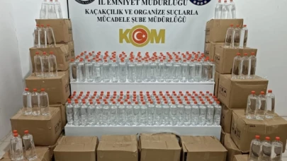 Ev taşıma süsüyle kaçak alkol sevkiyatı