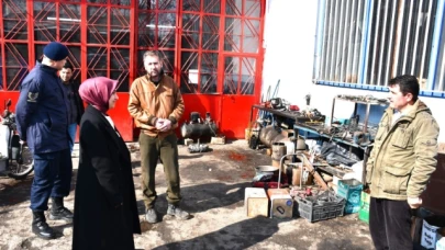 Kaymakam Güneş, Sanayi Esnaflarını Ziyaret Etti