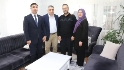 Kaymakam Karaaslan'dan Şehit ve Gazi ailelerine ziyaret