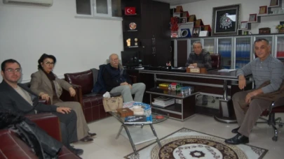 MERVAK heyetinden haber merkezimize ziyaret