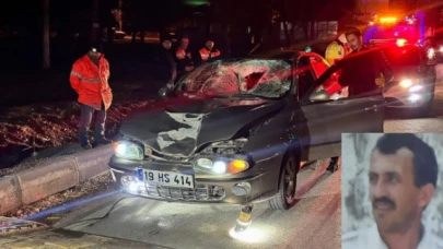 Otomobilin çarptığı yaya hayatını kaybetti!