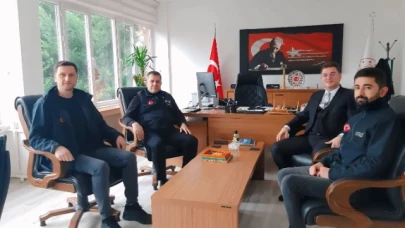 Sarıçiçek'ten Özbakır’a Hayırlı Olsun Ziyareti