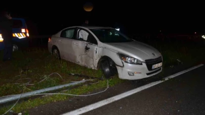 Trafik Kazasında 3 kişi yaralandı