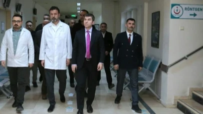 Vali Bakan, Eğitim ve Araştırma Hastanesi'nde inceleme yaptı