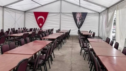 Merzifon’da 250 Kişilik İftar Çadırı Kuruldu