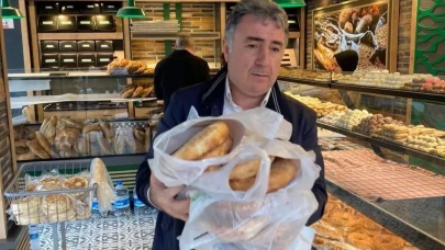 Umre için biriktirdiği paralarla pide dağıttı