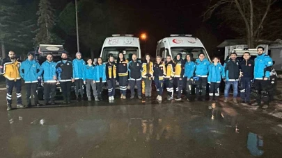 Okul pansiyonu siren sesleriyle yankılandı
