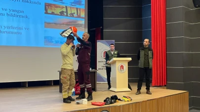 Öğrencilere Orman Yangınlarıyla Mücadele Eğitimi Verildi