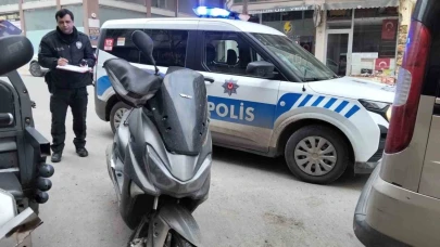 Devrilen motosikletin sürücüsü yaralandı