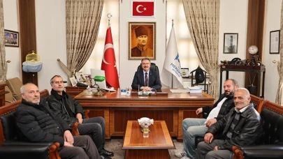 Kurt ve azalarından Başkan Kargı'ya ziyaret