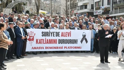 Amasya’dan Suriye’deki Katliama Tepki!