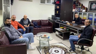 Altunay ve Antrenörlerden Haber Merkezimize Ziyaret