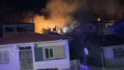 Sığırçayı Köyü'nde Korkutan Yangın!