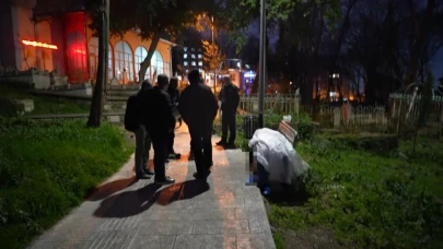 Ecel mezarlıkta yakaladı