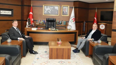 Ticaret İl Müdür Vekili Özbakır'dan Rektör Turabi’ye Ziyaret