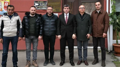 Vali Bakan’dan Amasya Müteahhitler Derneği’ne Ziyaret
