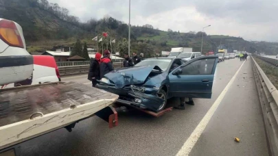 Zincirleme kaza: 2 yaralı
