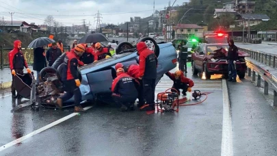 Otomobil ile cip çarpıştı: 1 ölü