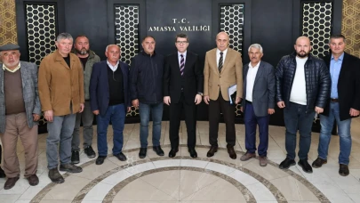 Köy Muhtarlarından Vali Önder Bakan’a Ziyaret