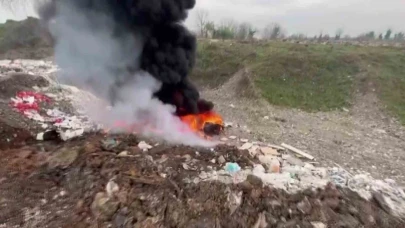 İtfaiyenin müdahalesiyle söndürüldü