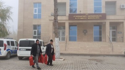 46 ÇUVAL SOĞAN ÇALAN ZANLI YAKALANDI