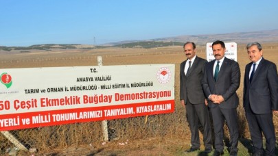 50 ÇEŞİT YERLİ VE MİLLİ TOHUM TOPRAKLA BULUŞTU