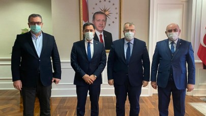 600 YATAKLI HASTANE İÇİN BAKAN YARDIMCISI ELDEMİR’İ ZİYARET ETTİLER
