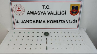 78 PARÇA TARİHİ ESER ELE GEÇİRİLDİ