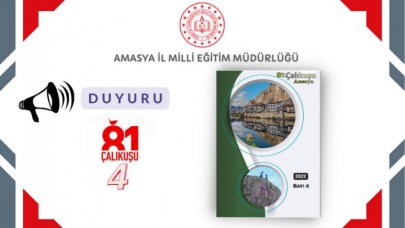 81 ÇALIKUŞU AMASYA E-DERGİSİ YAYIMLANDI