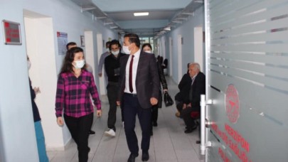 AĞIZ VE DİŞ SAĞLIĞI MERKEZİNDE İNCELEMELERDE BULUNDU