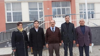 AK PARTİ HEYETİ EĞİTİM KURUMLARI ZİYARETLERİNE DEVAM ETTİ