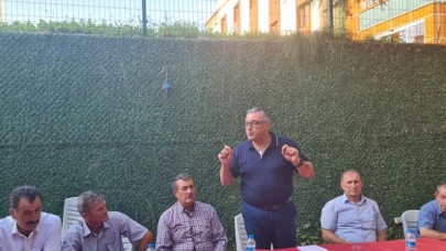 AK PARTİ HEYETİ MUHTARLARLA BİR ARAYA GELDİ