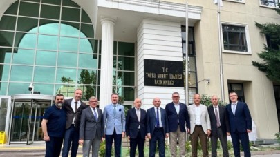AK PARTİ HEYETİ’NDEN TOKİ’YE ÇIKARMA
