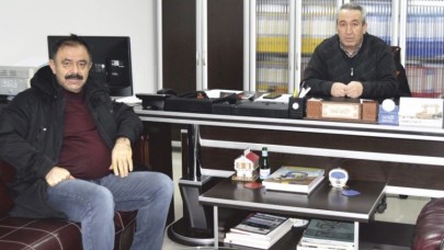 AKDAĞ’DAN GAZETEMİZE ZİYARET