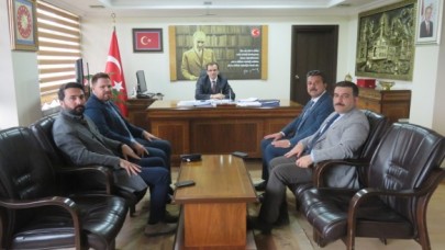 ALTAN VE KUKUŞ KAYMAKAM GÜLDOĞAN’I ZİYARET ETTİ