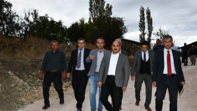 ALTINÖZ ÇAL KÖYÜNÜ ZİYARET ETTİ
