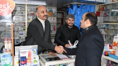 ALTINÖZ ESNAF ZİYARETLERİNDE BULUNDU