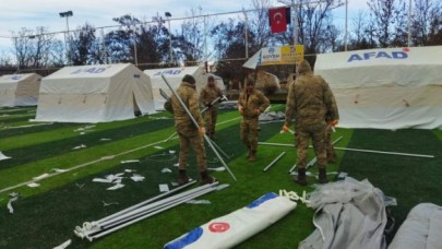 AMASYA EMNİYET MÜDÜRLÜĞÜ’NDEN 120 PERSONEL DEPREM BÖLGESİNDE