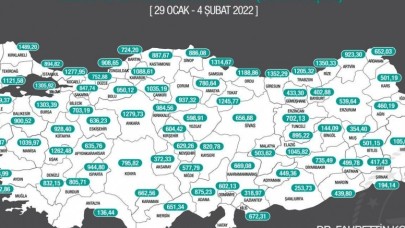 AMASYA, EN ÇOK VAKA ARTIŞI OLAN 10 İLDEN BİRİ OLDU