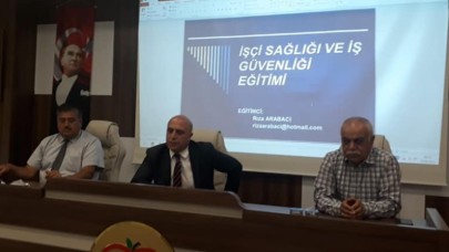 AMASYA İL ÖZEL İDARESİNDE İŞ SAĞLIĞI VE GÜVENLİĞİ EĞİTİMİ VERİLDİ