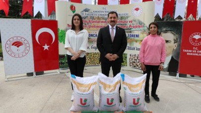 Amasya İl Özel İdaresinden Çiftçimize Tohum Desteği