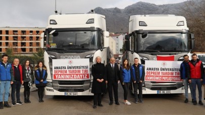 AMASYA ÜNİVERSİTESİ DEPREMİN YARALARINI SARIYOR