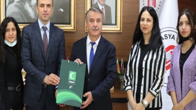 AMASYA YEŞİLAY’DAN REKTÖR ELMACI’YA ZİYARET