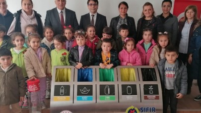 ANAOKULU ÖĞRENCİLERİNE SIFIR ATIK EĞİTİMİ VERİLDİ