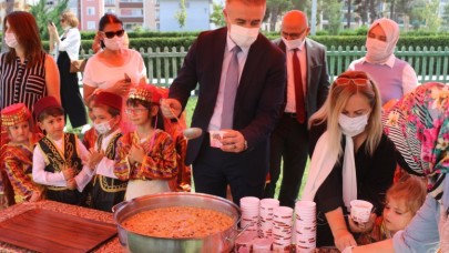 ANAOKULUNDA AŞURE ETKİNLİĞİ DÜZENLENDİ